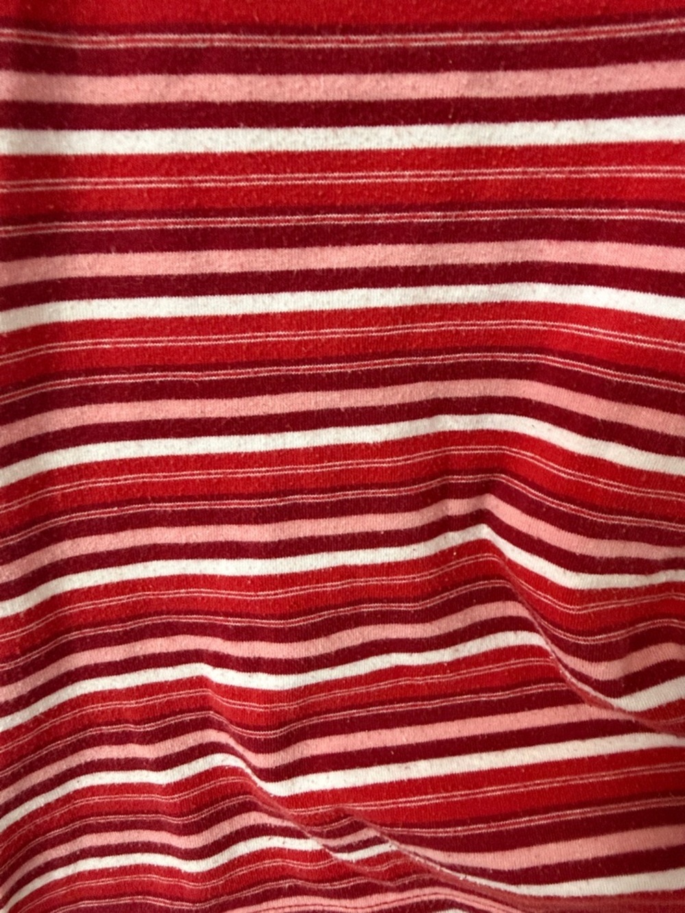 Mossimo Supply Co. Red and White Striped Short Sleeve Polo Tee 90’s Y2K - Picture 5 of 6